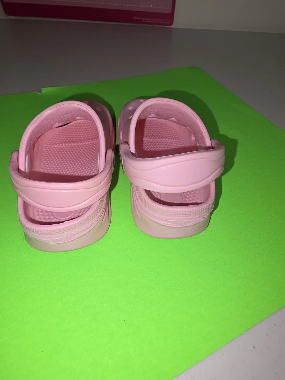 Kids Lightweight Pink Garden Clog with Adjustable Heel Strap